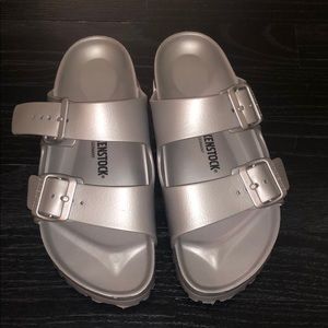 Silver Waterproof Birkenstock’s
